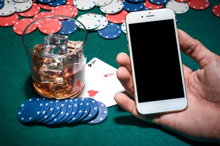Antarmuka Three Card Poker di pixiu bet dengan dealer langsung